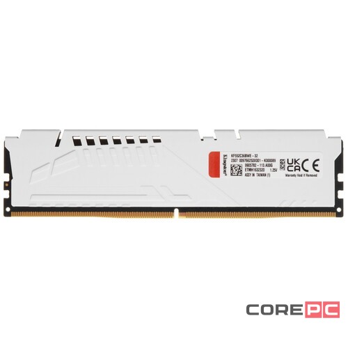 Оперативная память 32 Gb 5200 MHz Kingston FURY Beast White (KF552C36BWE-32)