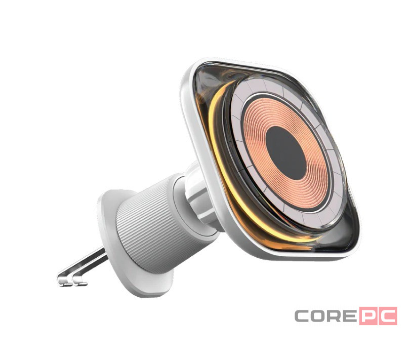 Держатель магнитный c Magsafe Momax 1-Charge Flow 15W CM29W белый