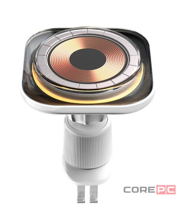 Держатель магнитный c Magsafe Momax 1-Charge Flow 15W CM29W белый