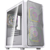 Компьютерный корпус Powercase Mistral SM06 TG ARGB White (CMMSM06W-A3)