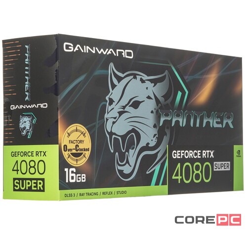 Видеокарта GAINWARD (NED408SS19T2-1032Z) GeForce RTX 4080 SUPER 16GB PANTHER OC
