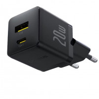 Сетевое зар. устр. Baseus Palm Fast Charger 1USB/1C 20W (P10111608113-00) черное
