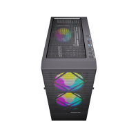 Компьютерный корпус Powercase LUMINOUS TG Black (CLB-L0)