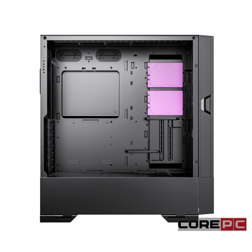 Компьютерный корпус Powercase LUMINOUS TG Black (CLB-L0)