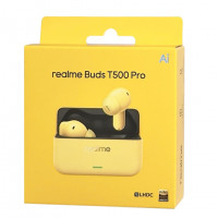 Беспроводные наушники TWS Realme Buds T500 Pro желтые