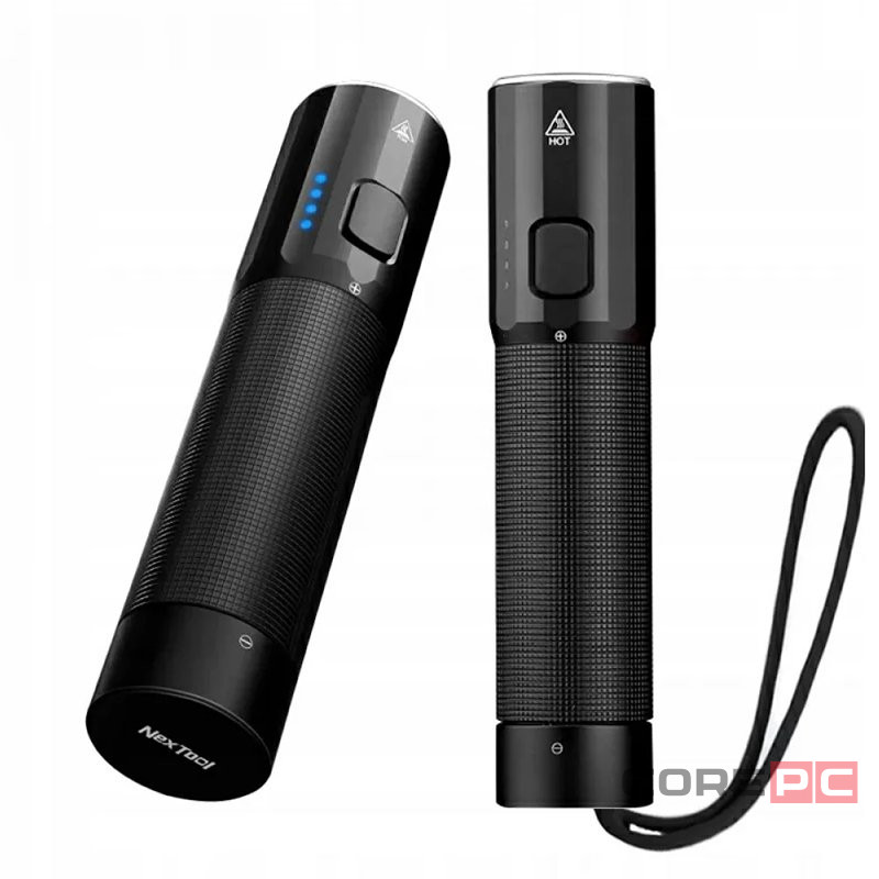Маленький фонарик Xiaomi NexTool Mini Tactical Flashlight 1200lm IPX4 (NE20069) черный