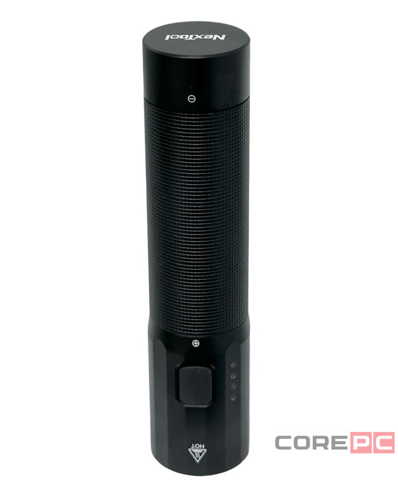 Маленький фонарик Xiaomi NexTool Mini Tactical Flashlight 1200lm IPX4 (NE20069) черный
