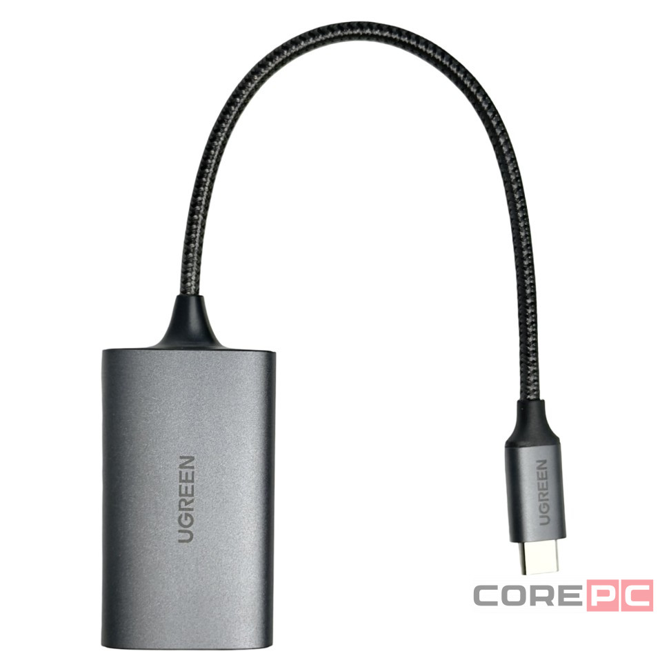 Картридер Ugreen CM401/USB-C серый