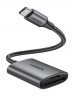 Картридер Ugreen CM401/USB-C серый