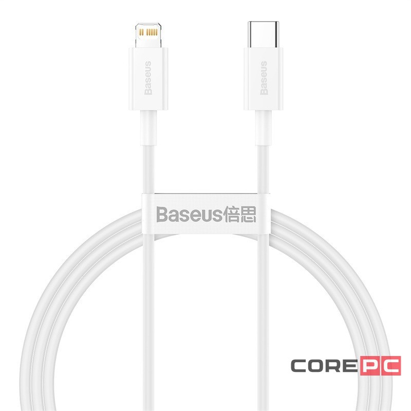 Кабель-зарядка Type-C на Lightning Baseus Superior Series 1м (CATLYS-A02) 20W белый
