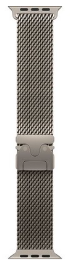 Apple Watch Ultra 2 (2024) 49mm Natural Titanium Case with Natural Titanium Milanese Loop (S)