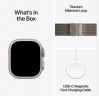 Apple Watch Ultra 2 (2024) 49mm Natural Titanium Case with Natural Titanium Milanese Loop (S)