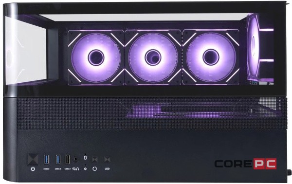 Компьютерный корпус 1STPLAYER RT6 ARGB Black (RT6-BK-3FC7R-1FC7)