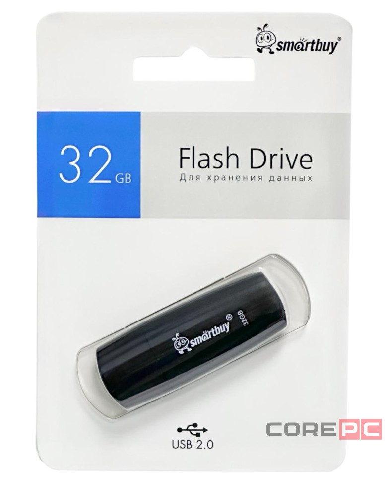 USB флеш накопитель Smartbuy 32GB Scout (SB032GB2SCK) черный