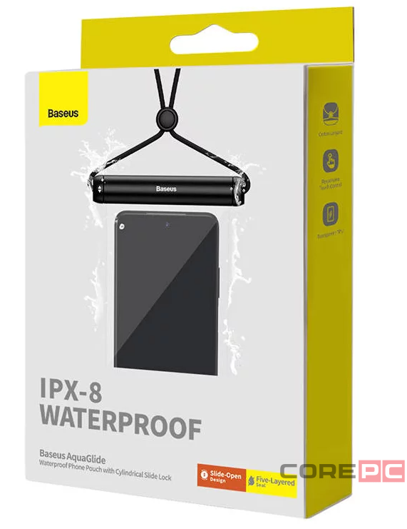 Водонепроницаемая сумка Baseus AquaGlide IPX-8 Waterproof P602637011133 черная