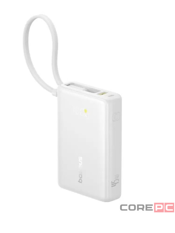 Powerbank Baseus PicoGo Digital Display 10000mAh 45W (10076803213-00) Moon White