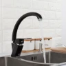 Смеситель для кухни Gappo G4150, рычажное управление, цвет черный