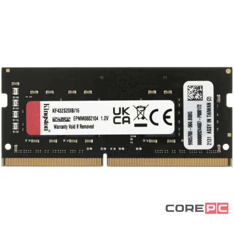 Оперативная память 16 Gb 3200 MHz Kingston FURY IMPACT (KF432S20IB/16) RTL