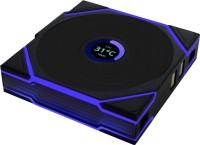 Вентилятор для корпуса Lian Li UNI FAN TL WIRELESS LCD 120 Reverse Blade 12RTLLCD1W1B ARGB Black (G99.12RTLLCD1W1B.R0)