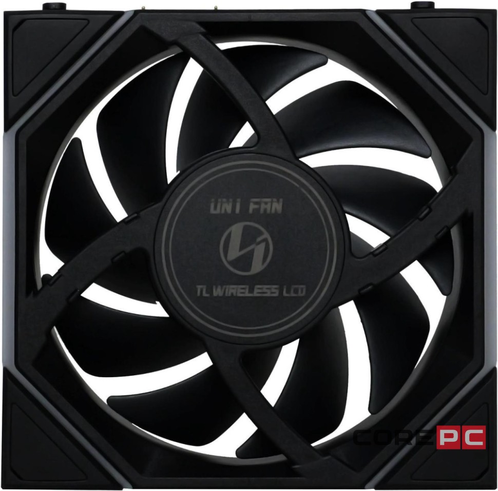 Вентилятор для корпуса Lian Li UNI FAN TL WIRELESS LCD 120 Reverse Blade 12RTLLCD1W1B ARGB Black (G99.12RTLLCD1W1B.R0)