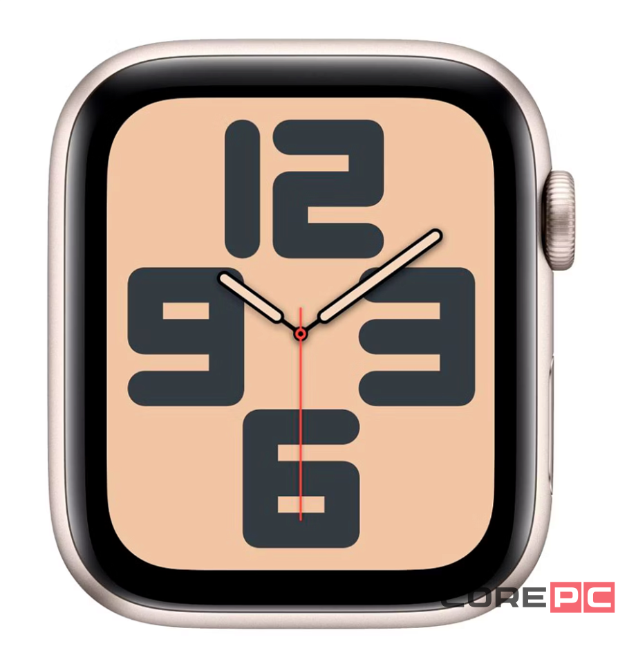 Apple Watch SE (2024) 40mm Starlight Aluminium Case with Starlight Sport Band (M/L)