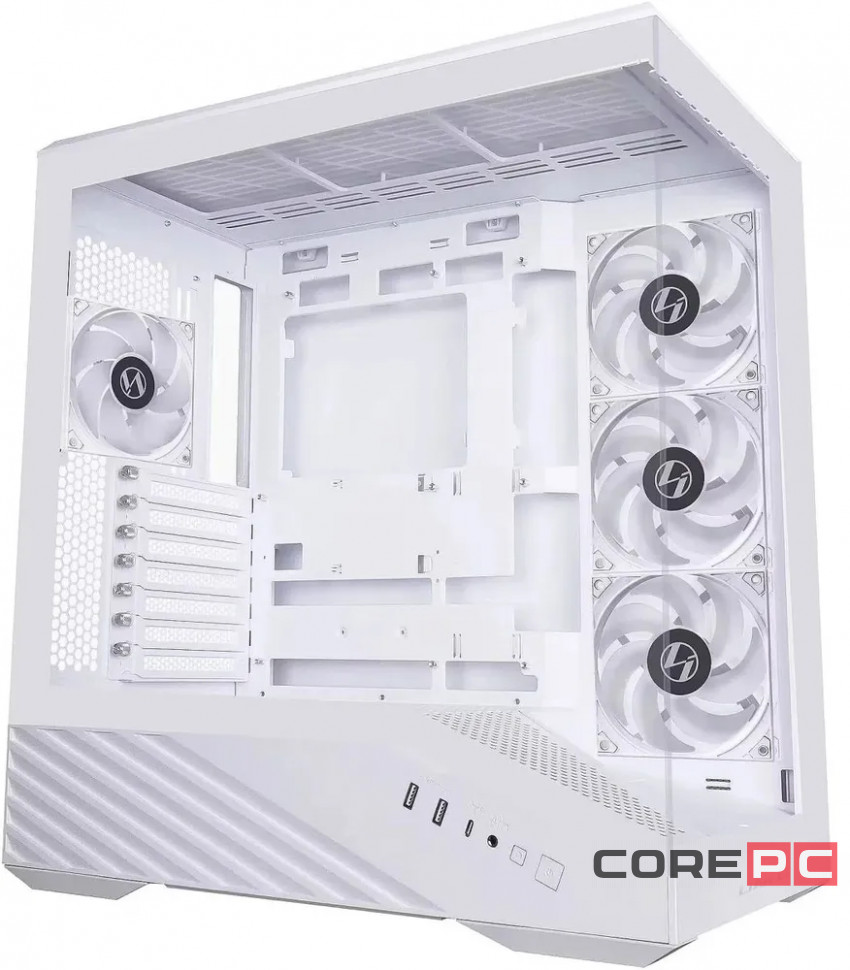 Компьютерный корпус Lian Li V100 TG ARGB White (G99.V100RW.R1)