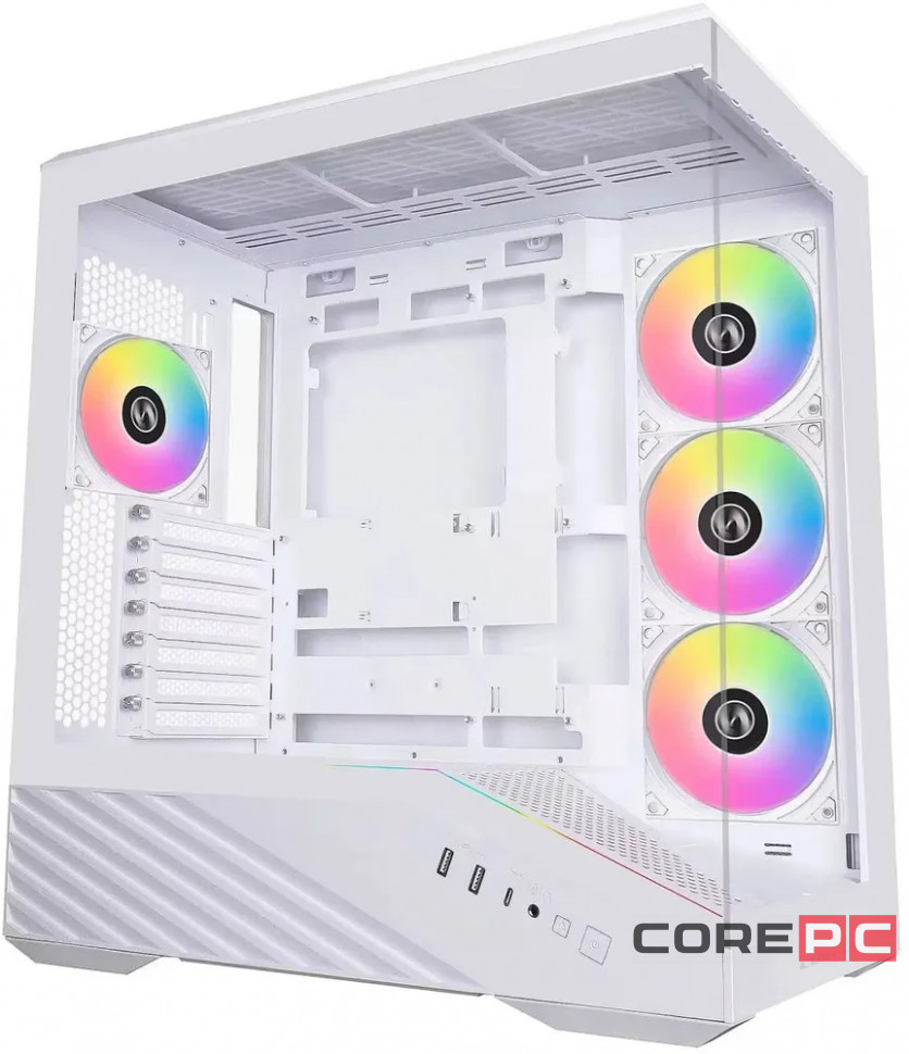 Компьютерный корпус Lian Li V100 TG ARGB White (G99.V100RW.R1)