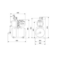 Π£ΡΡΠ°Π½ΠΎΠ²ΠΊΠ° Π½Π°ΡΠΎΡΠ½Π°Ρ ΡΠ°ΠΌΠΎΠ²ΡΠ°ΡΡΠ²Π°ΡΡΠ°Ρ Grundfos JP 4-47 PT-H