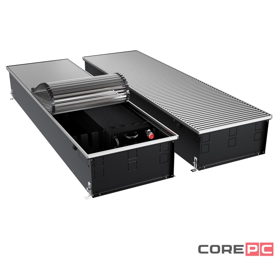 Конвектор внутрипольный Royal Thermo ATRIUM TURBO-190/400/2800-DG-U-NA