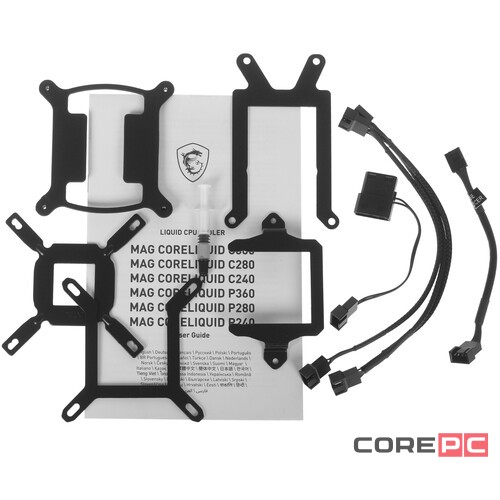 Система жидкостного охлаждения для процессора MSI MAG CORELIQUID C360 ARGB Socket 1700