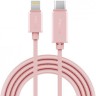 Кабель Rock RCB0414 (Type-C) на (Lightning) 100см (Rose Gold)