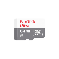 micro SDXC карта памяти SanDisk 64GB Class 10 UHS-1 Ultra 100MB/s без адапт. (SDSQUNR-064G-GN3MN)