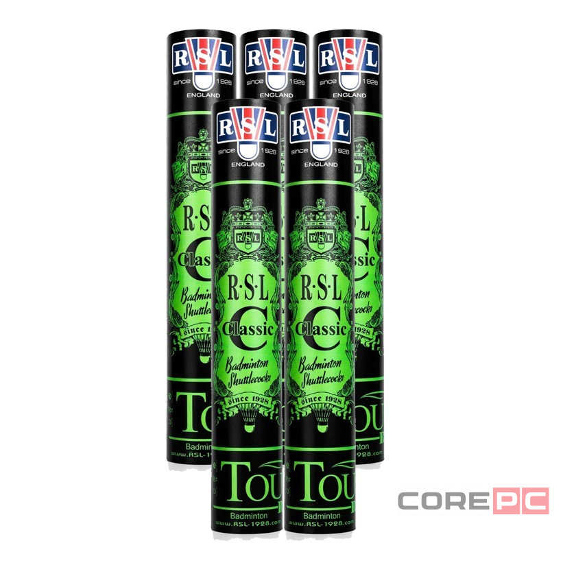 Воланы для бадминтона перьевые RSL Classic 77
