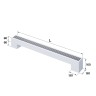 Конвектор напольный Royal Thermo STEP-80/130/1000-1-N-WT-LG-NA