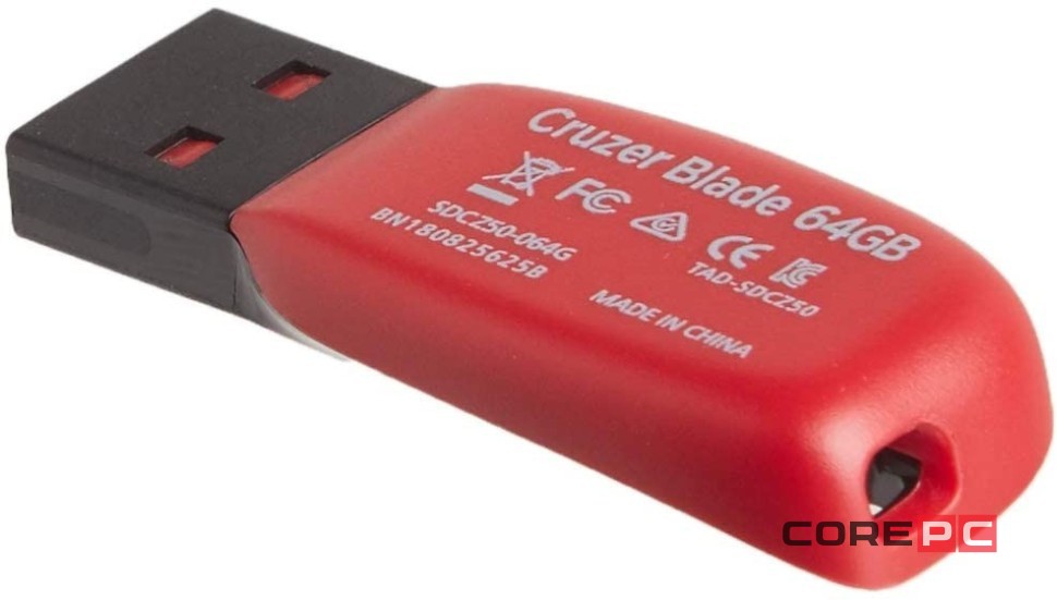 USB флеш накопитель SanDisk CZ50 Cruzer Blade 64GB (SDCZ50-064G-B35)