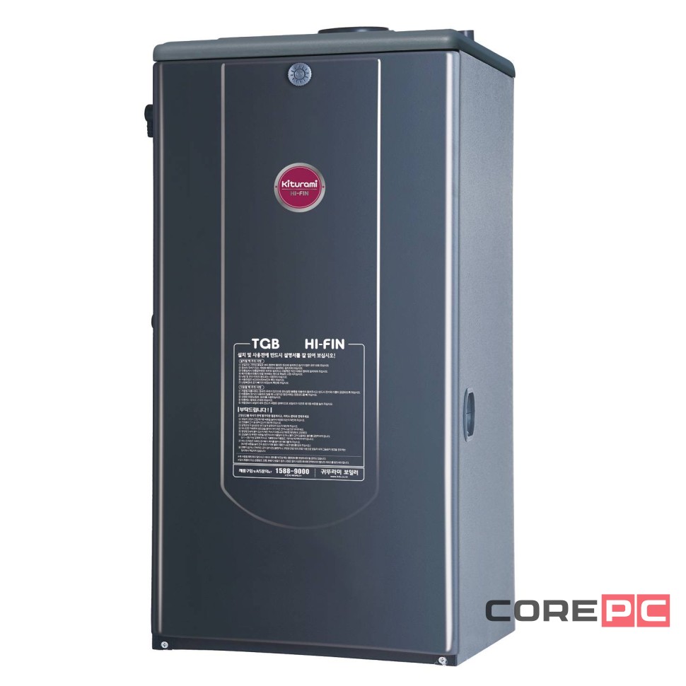 Котел газовый KITURAMI TGB HiFin-15 напольный, 2 конт., закр.кам.сгор., сталь