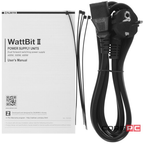 Блок питания Zalman 500W ZM500-XEII Wattbit II