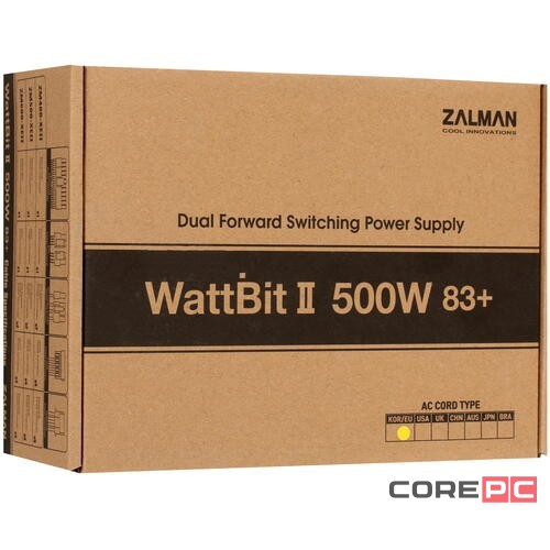 Блок питания Zalman 500W ZM500-XEII Wattbit II