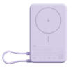 Powerbank с беспроводной зарядкой Xiaomi Magnetic Power Bank 10000mAh 7.5W (WPB1007Z) фиолетовый