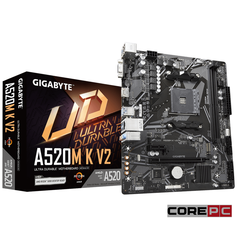 Материнская плата Gigabyte A520M K V2 1.1