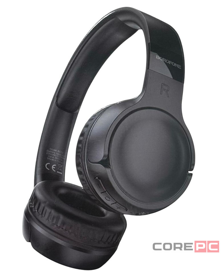 Стереонаушники Полноразмерные Borofone BO32 BT5.4/200mAh/8ч черные