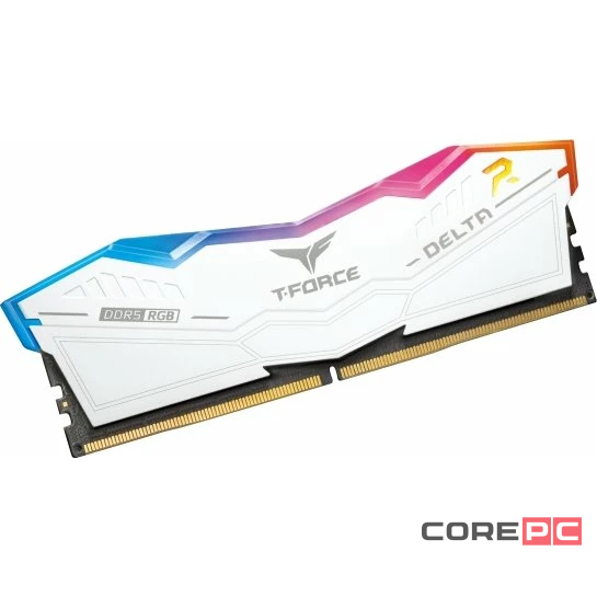 Оперативная память 32 Gb 7800 MHz TeamGroup T-FORCE DELTA RGB White (FF4D532G7800HC38DDC01)