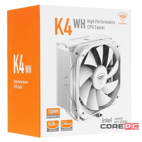 Кулер для процессора PCCooler K4 WH PWM