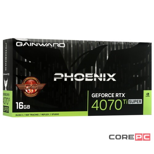 Видеокарта GAINWARD (NED47TSH19T2-1043X) GeForce RTX 4070 Ti SUPER 16GB PHOENIX GS