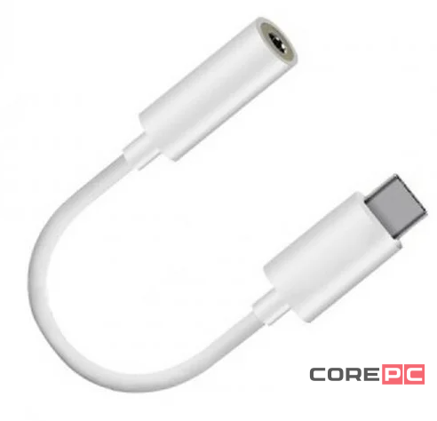 Переходник Xiaomi Type-C на 3.5мм белый