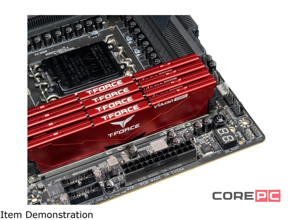 Оперативная память 64 Gb 6000 MHz Team Group T-FORCE VULCAN Red (FLRD564G6000HC38ADC01)