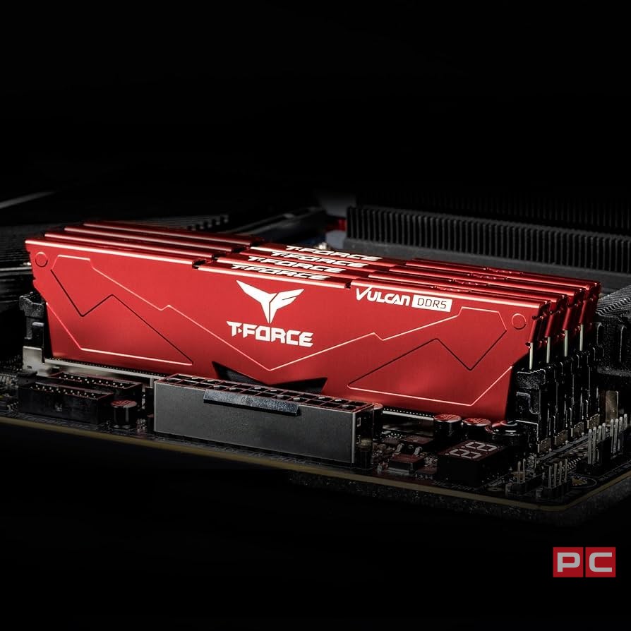 Оперативная память 64 Gb 6000 MHz Team Group T-FORCE VULCAN Red (FLRD564G6000HC38ADC01)