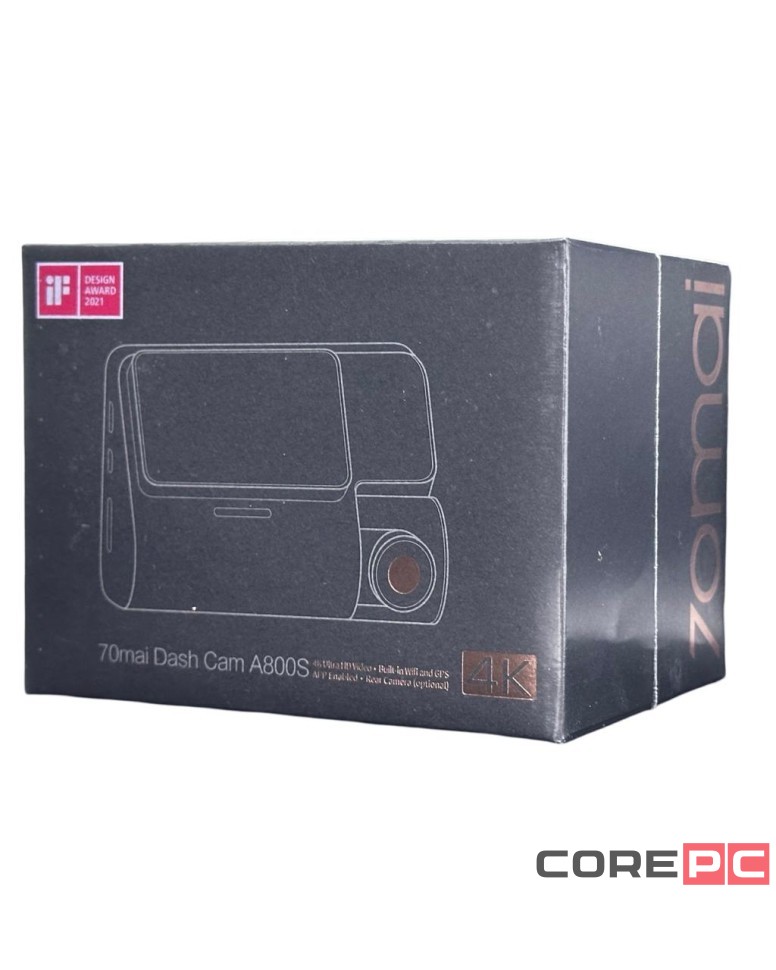 Видеорегистратор Xiaomi 70mai 4K Dash GPS A800S