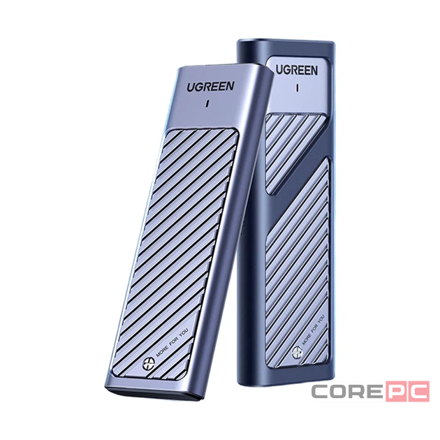 Корпус внешний для жесткого диска Ugreen CM559 M.2 SATA/NVMe/ Hard Drive Enclosure 10Gbps