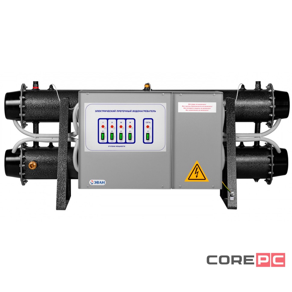 Электроводонагреватель проточный ЭВАН ЭПВН - 96Б ( 4 фл.)